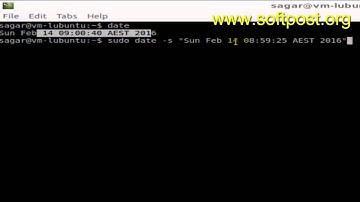 How to change the date in Centos