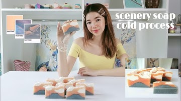 Scenery Soap, cold process soap making : wonder soapery