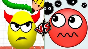 💋 HIDE BALL brain teaser games 👹 🆚 Draw to smash - save the bees & dogs Gameplay part 38