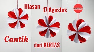 Cara Membuat Hiasan Dari Kertas Origami Untuk 17 Agustus 