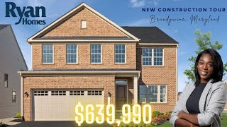 Ryan Homes Timothy Branch New Community Hudson Model Tour, Brandywine, Maryland
