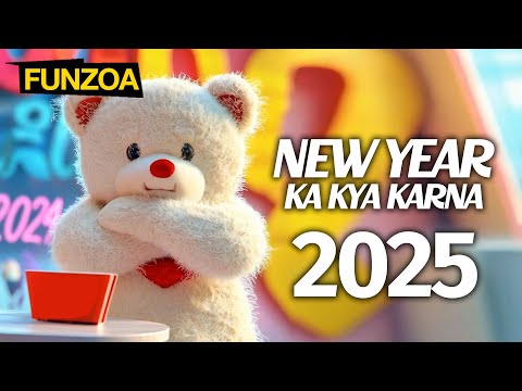 New Year Ka Kya Karna - Funzoa Mimi Teddy - Happy New Year Song - Funny Song for friends