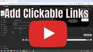 How To Add/Embed Clickable Link Into YouTube Video [Guide]
