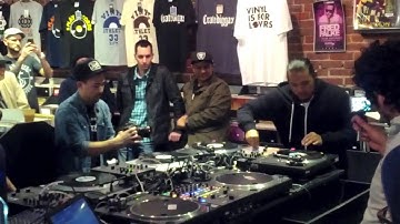 DJ Wundrkut at Beatstreet Records, Vancouver BC