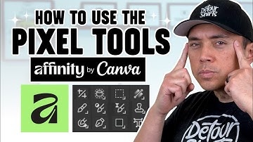 Full Tutorial!  How to Use Affinity by Canva FREE Pixel Tools Goodbye Photoshop