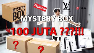 UNBOXING MISTERI BOX 100 JUTA PERTAMA DI INDONESIA!!