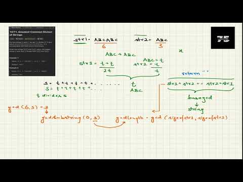 [2/75]  LeetCode1071 : Greatest Common Divisor of Strings