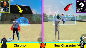 NEW CHARACTER VS CHRONO ABILITY TEST FREE FIRE- SAMSUNG,A3,A5,A6,A7,J2,J5,J7,S5,S6,S7,S9,A10FF