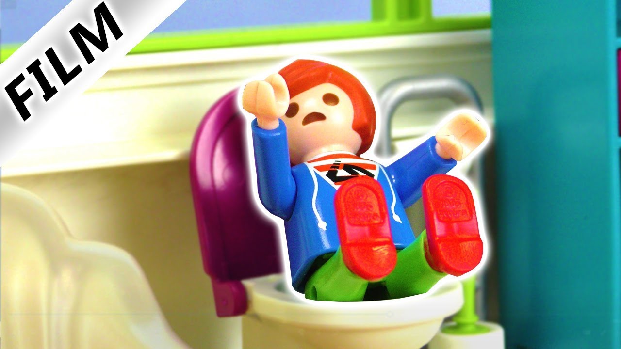 Playmobil Film Deutsch - JULIAN STECKT IM KLO FEST! EMMAS RACHE! Kinderserie Familie Vogel