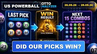 US Powerball Results Sep 26, 2026 — Winning Numbers   Forecast for Sep 28, 2026