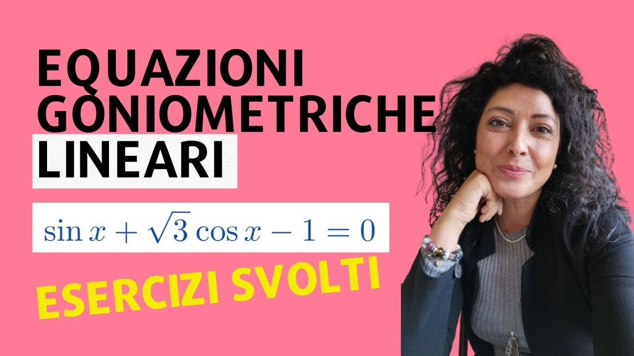 Equazioni goniometriche lineari, metodo grafico! Spiegazione ed esercizi!