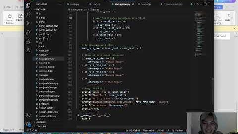 IMPLEMENTASI NESTED IF Python: Studi Kasus Program Tes Kebugaran - Job Sheet Solution