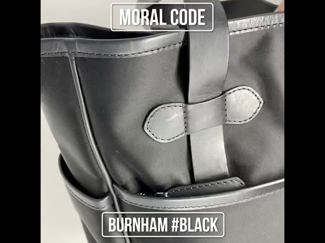 レザーナイロントートBurnham #Black｜公式モラルコード - YouTube