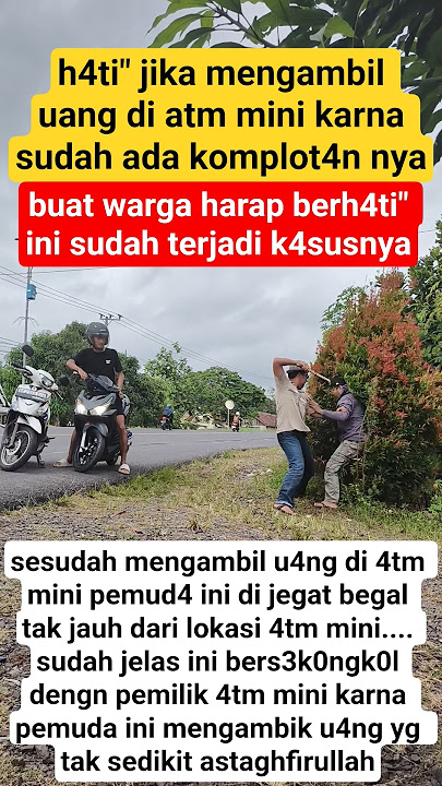 k4sus baru bersek0ngk0l dengan pemilik 4tm mini#shorts #trending #viral #fyp