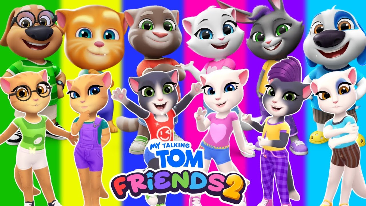 🌈My Talking Tom Friends 2: Ultimate Cosplay in My Talking Angela 2 Game!