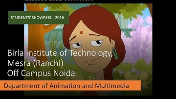 BIT Noida Animation and Multimedia Students Work Showreel 2016
