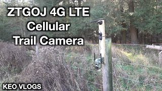 ZTGOJ 4G LTE Cellular Trail Camera