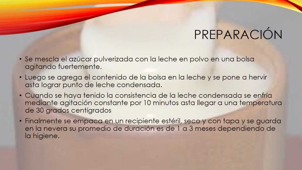 Elaboración de leche condensada YouTube Elaboración de leche condensada YouTube