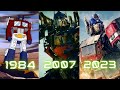 Evolution of optimus prime in movies and cartoons19842023