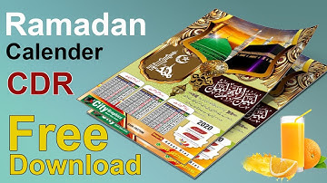How to make new idea Ramadan Calender in coreldraw