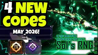 New All New Working Codes For Sols Rng In May 2026 Roblox Sols Rng Codes