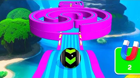 Sky Rolling Ball 3D Gameplay Speedrun iOS Android Level 1053