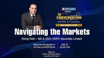 #InConversation with Dhiraj Relli | Full Episode | Navigating the Markets
