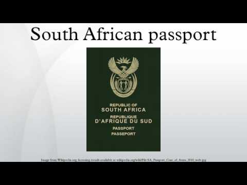 South African passport