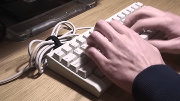 Typing video: Happy Hacking Keyboard (HHKB) Lite 2 [better audio]