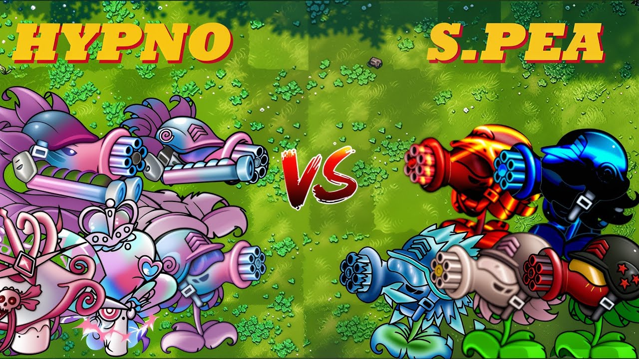 PVZ 1 Fusion Challenge -Team Super Pea Vs Team Hypno - Who Will Wins ...