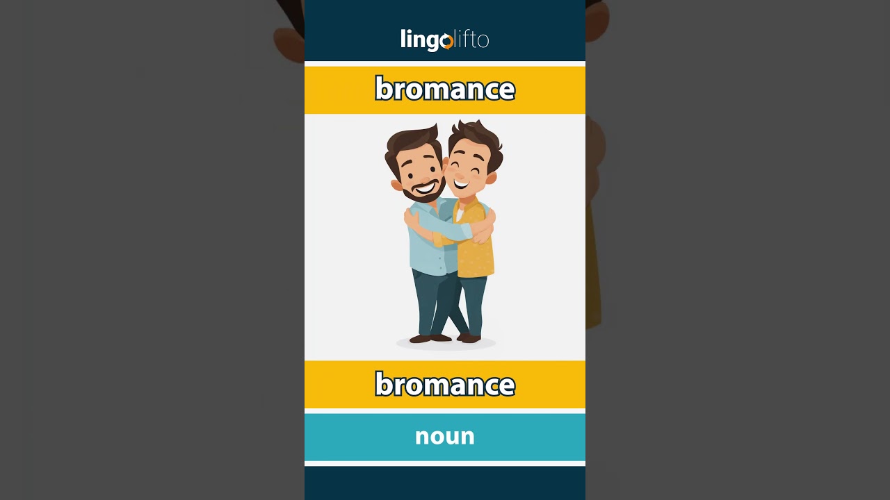🇬🇧🇫🇮 bromance - bromance : learn English : opetellaan englantia : vocabulary builder
