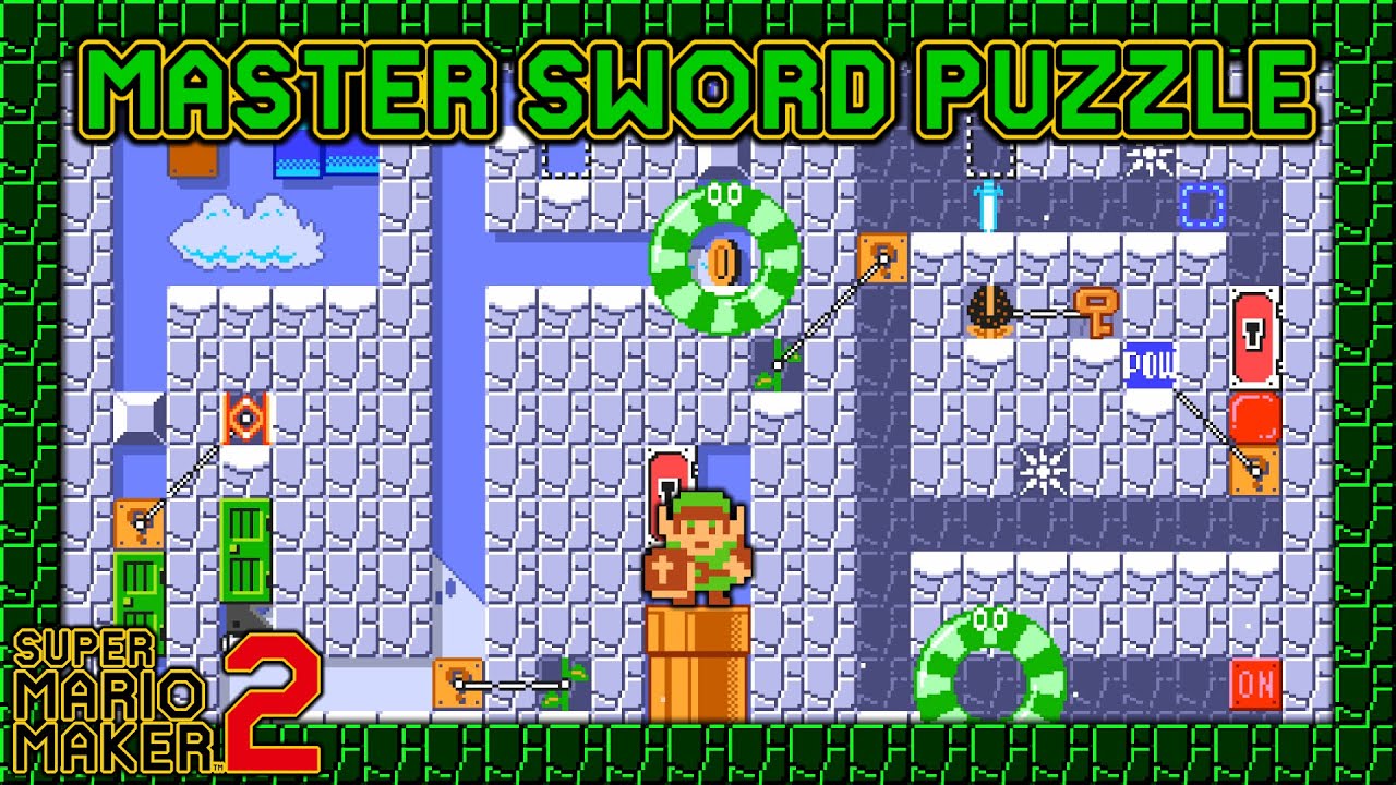 Super Mario Maker 2 - One Screen Puzzle [Master Sword Edition] - YouTube