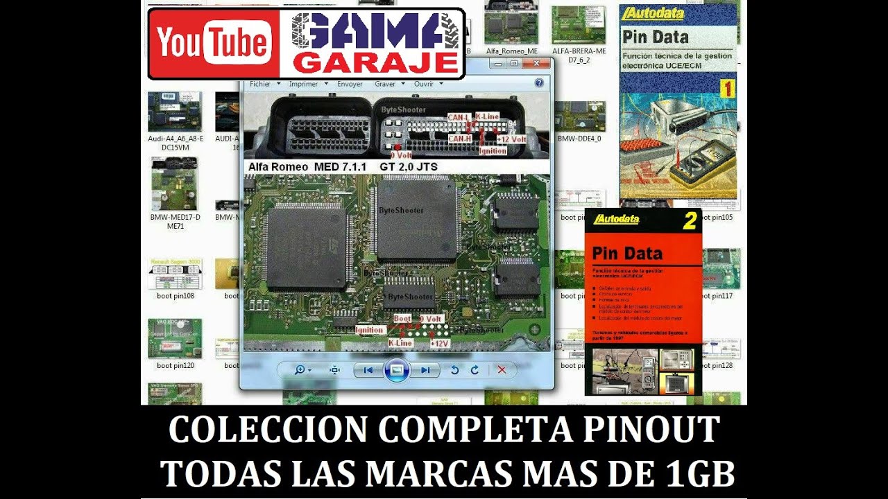 descargar pinout ecus colección completa
