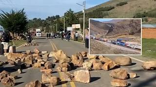 Transportistas exigen desbloqueo y apoyan estado de excepción