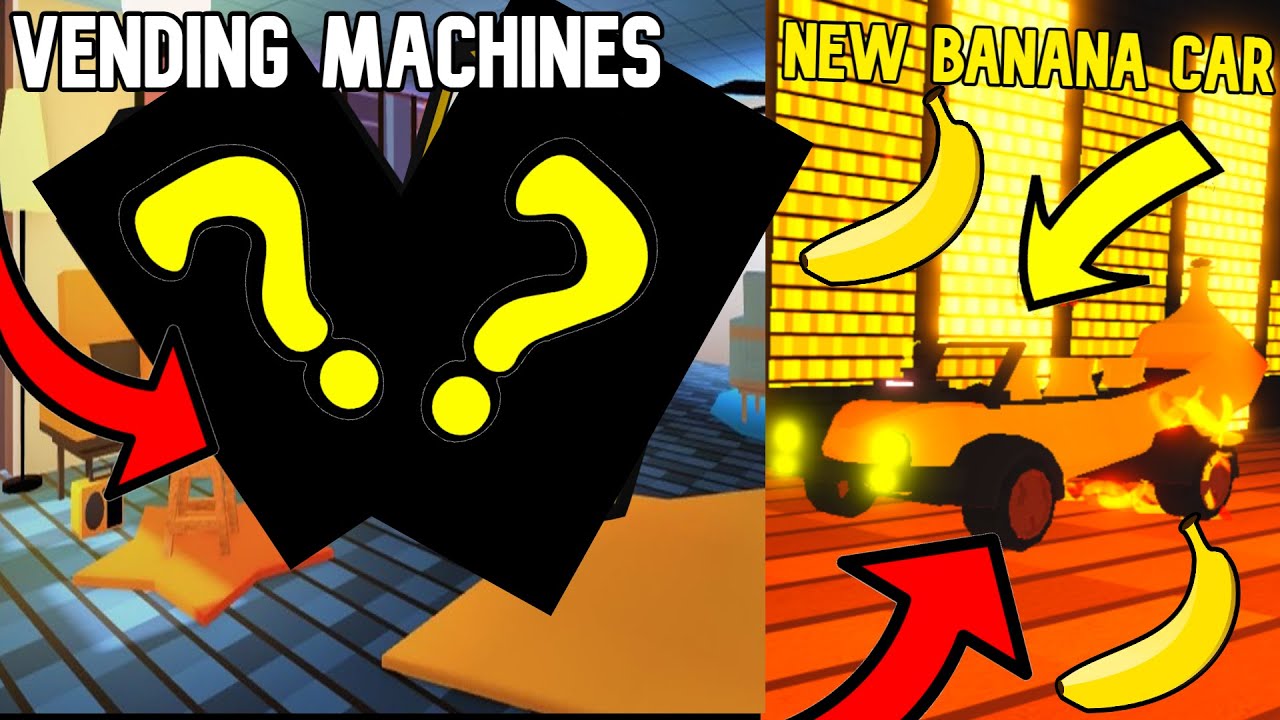 New Roblox Jailbreak Season 5 Update New Banana Car & Vending