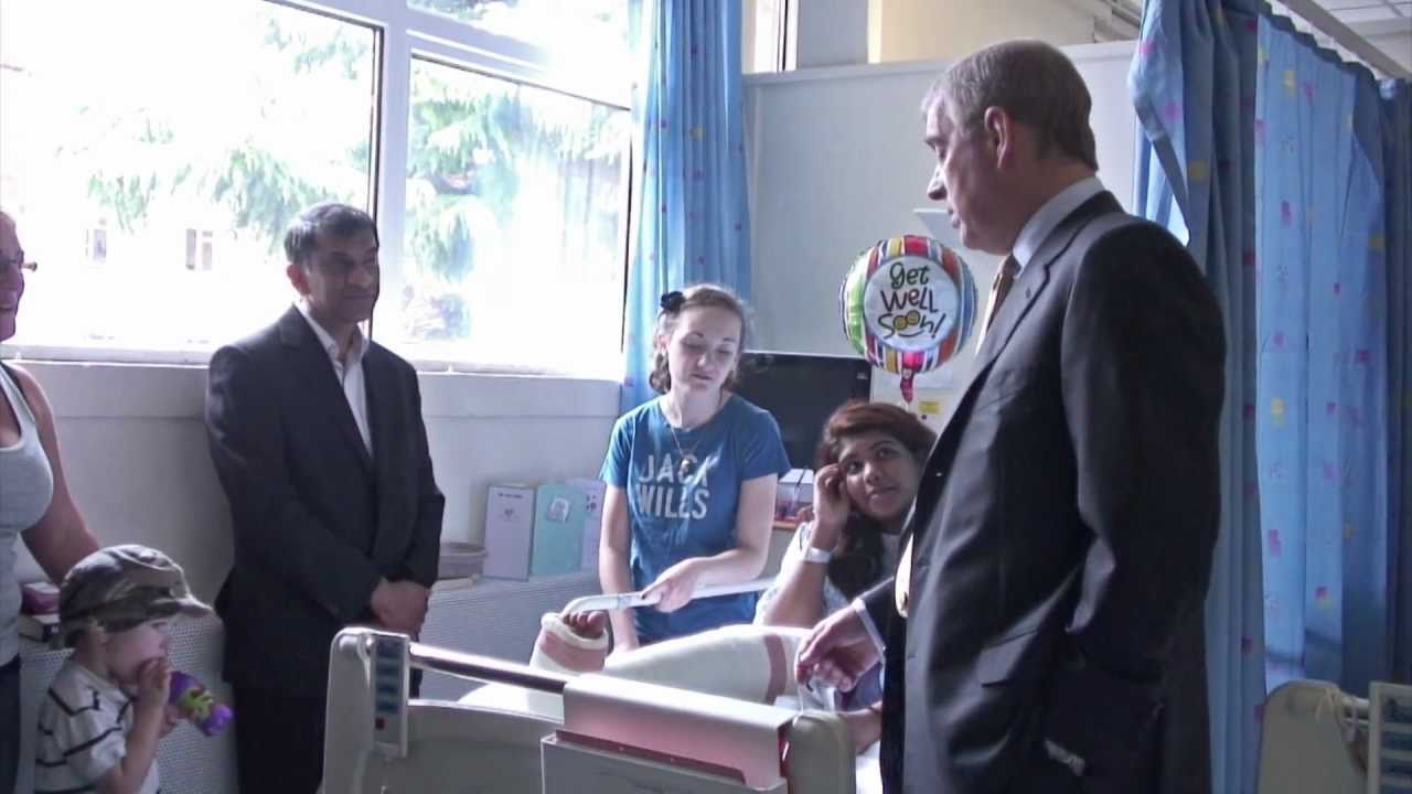 The Duke Of York And Princess Eugenie Visit The Royal National Orthopaedic Hospital Youtube