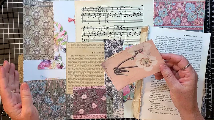 Gayle Mail - Collaged Double Journal Cards for Patreon