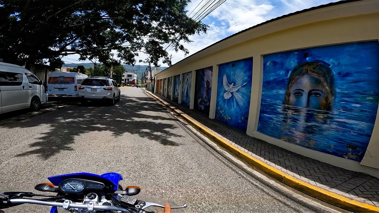 recorrido en las calles de jarabacoa