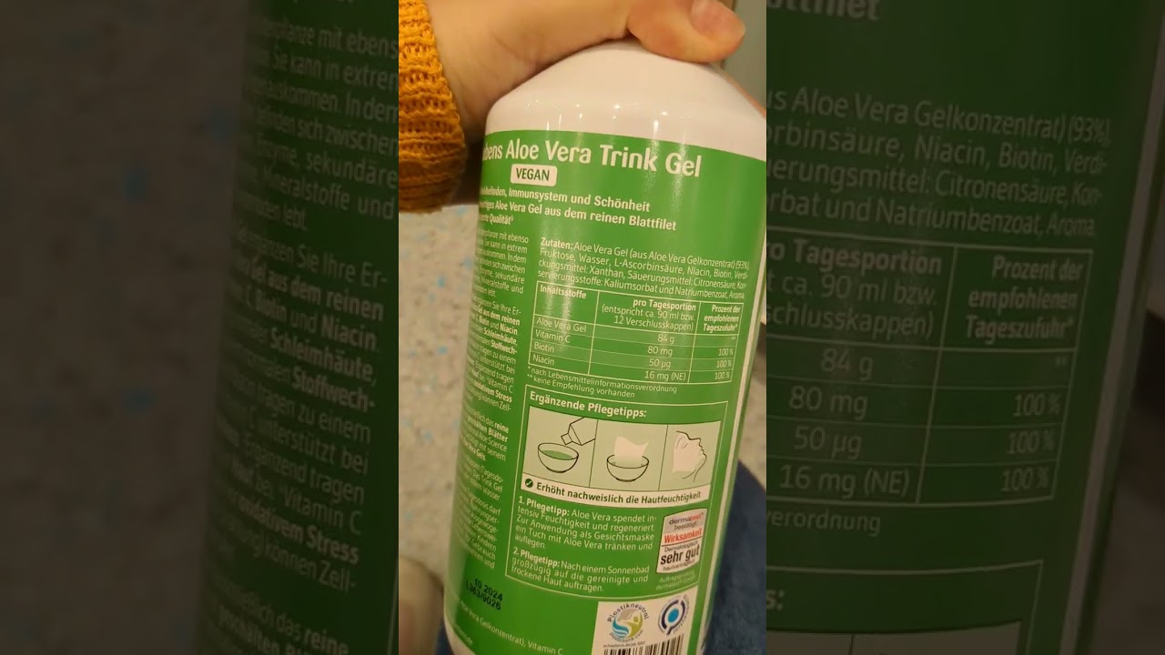 Der Preis für Aloe Vera Trink gel 😁