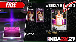 I Logged in for 7 DAYS & 2K gave me a *FREE* Dark Matter Trae Young - Was he Worth it NMS #75