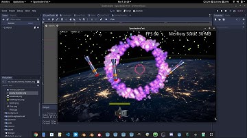 Godot 3.2 gamedev New Enemy homing  missile Space In Others