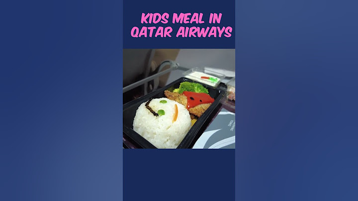 Kids Meal Qatar Airways 🇶🇦 #TravelVlog #Travel #Qatar #Food