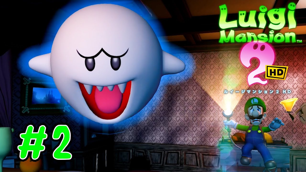 怖がりなルイージがオバケマンションで大冒険【ルイージマンション2 HD】実況 #2