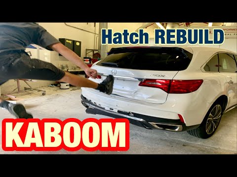 CRASHED: WRECKED to REBUILT, Acura MDX Repair, PART 1