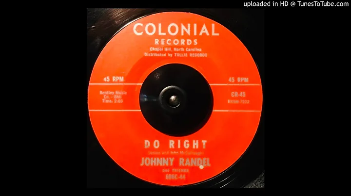 Johnny Randall - Do Right - Colonial (Instro Rocke...