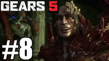 GEARS 5 Gameplay Walkthrough Part 8 - Kraken Boss-  Xbox One X