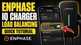 How to connect EV load balancing with Enphase IQ Charger - Quick Tutorial