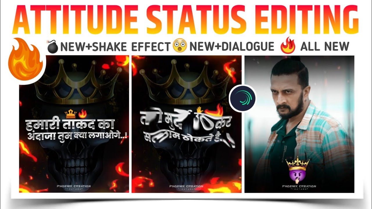 Attitude status editing | Attitude status editing 2021 | alight motion video editing attitude