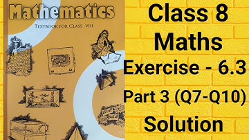 exercise 6.3 class 8 maths || Part 3 Q7-  Q10 || chapter 6 squares and square root || class 8 maths