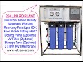 250 LPH RO PLANT COMPACT 3BB Automatic System Installation and Demo Video | Satya Neer